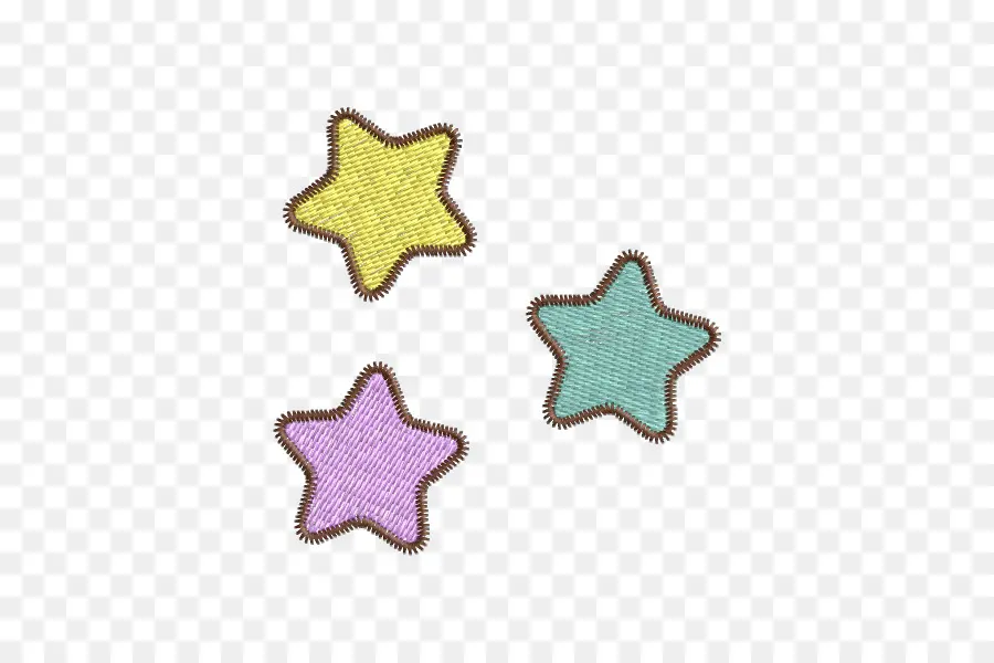 Estrelas，Bordado PNG