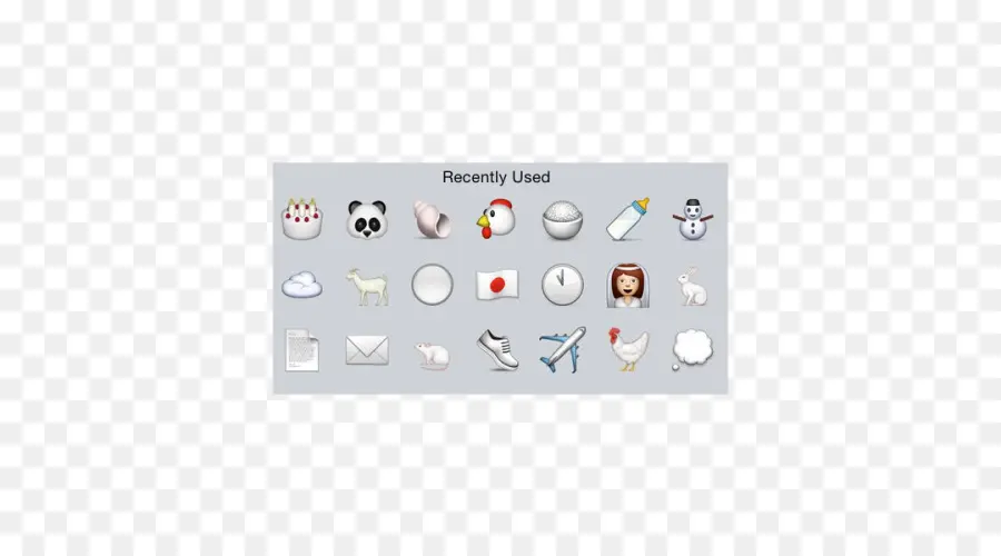 Emojis，Usado Recentemente PNG