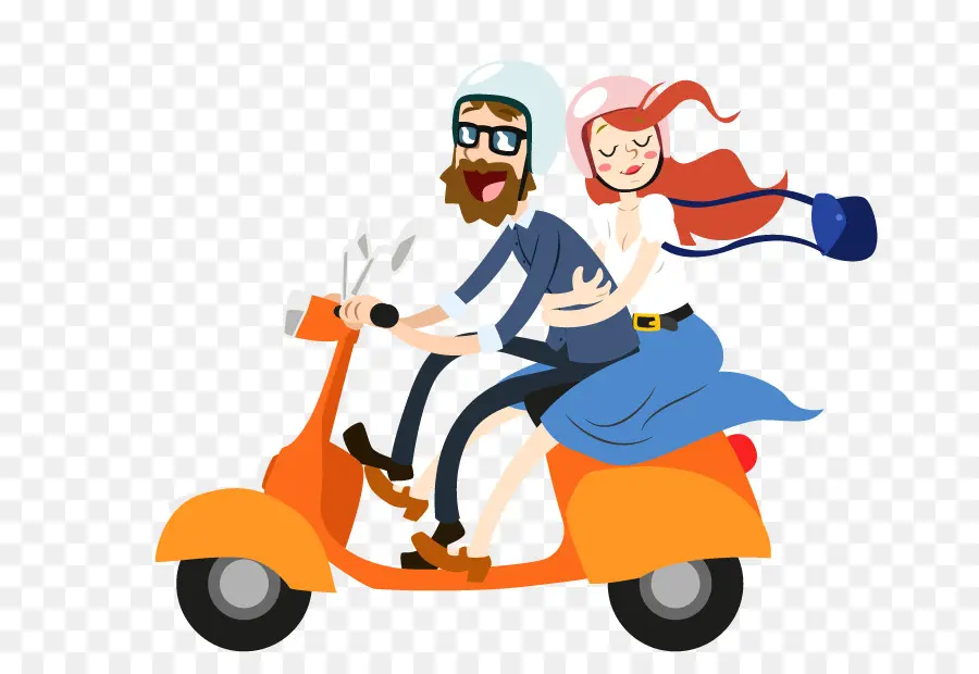 Passeio De Scooter，Casal PNG