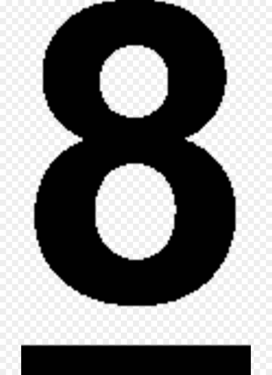 Número 8，Dígito PNG