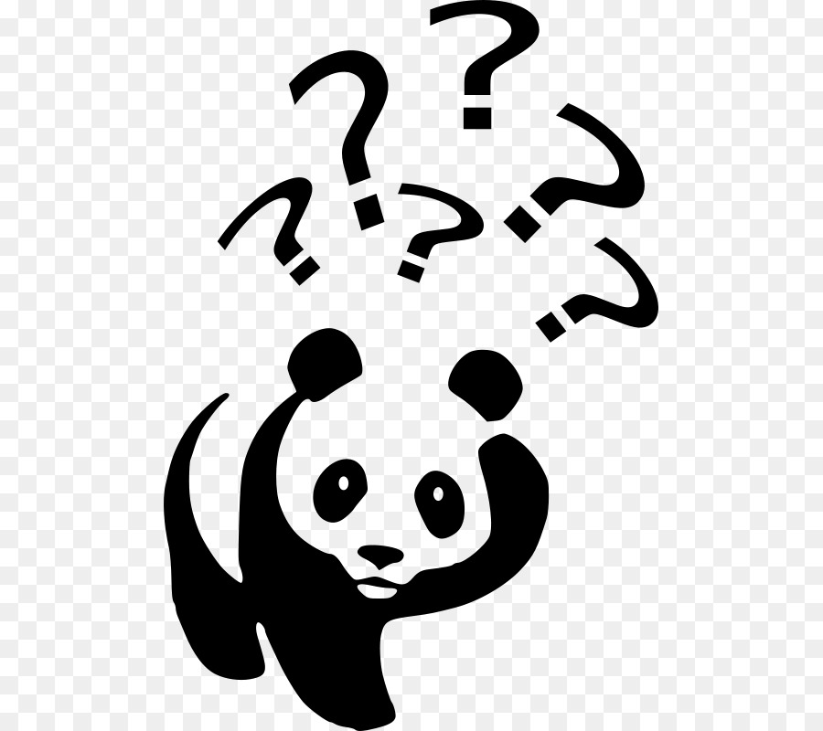 Panda Confuso，Confuso PNG