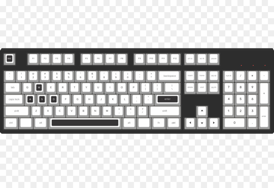 Teclado De Computador，Tecla Cap PNG