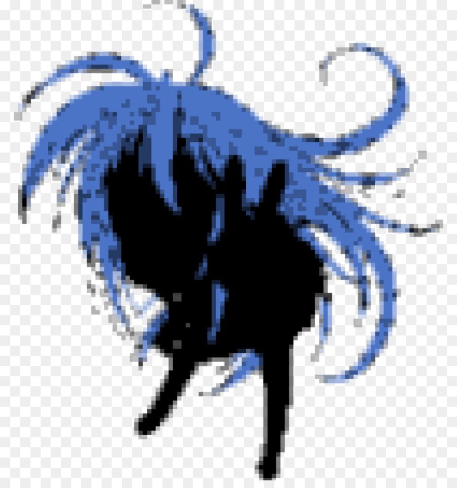 Cabelo Azul，Anime PNG