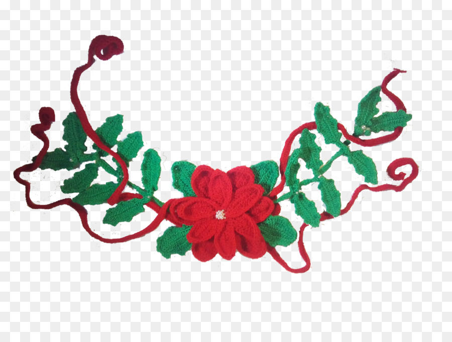 Guirlanda Floral，Vermelho PNG