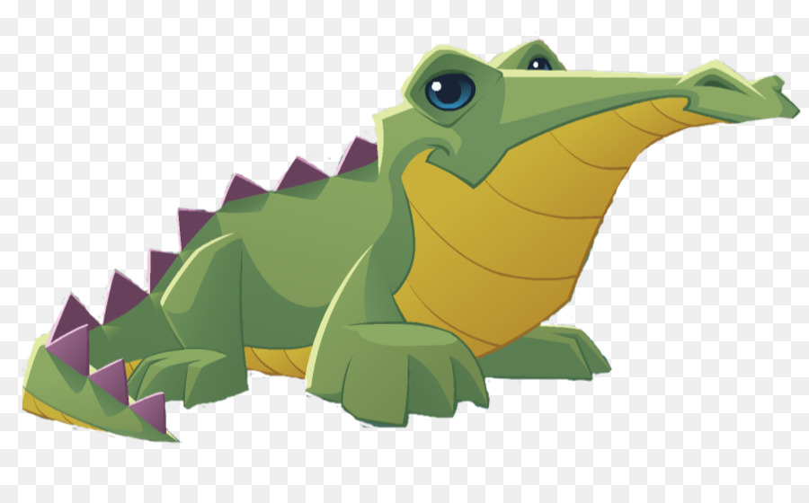 Crocodilo De Desenho Animado，Verde PNG