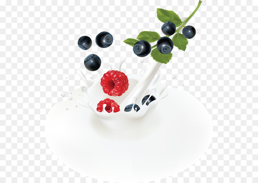 Framboesas Com Leite，Fruta PNG