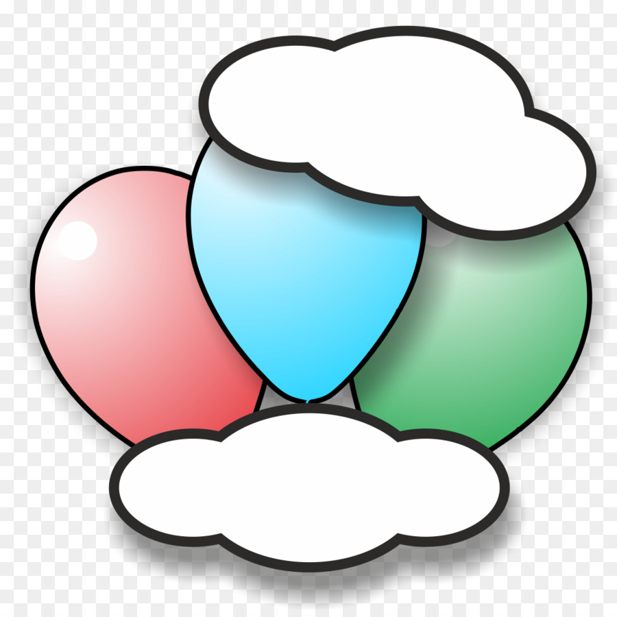 Balões，Nuvens PNG