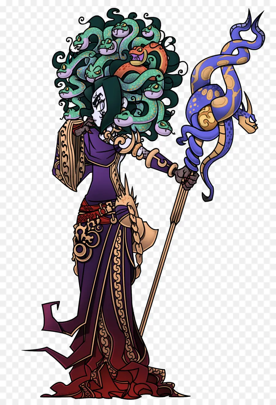 Medusa，Kid Icarus PNG