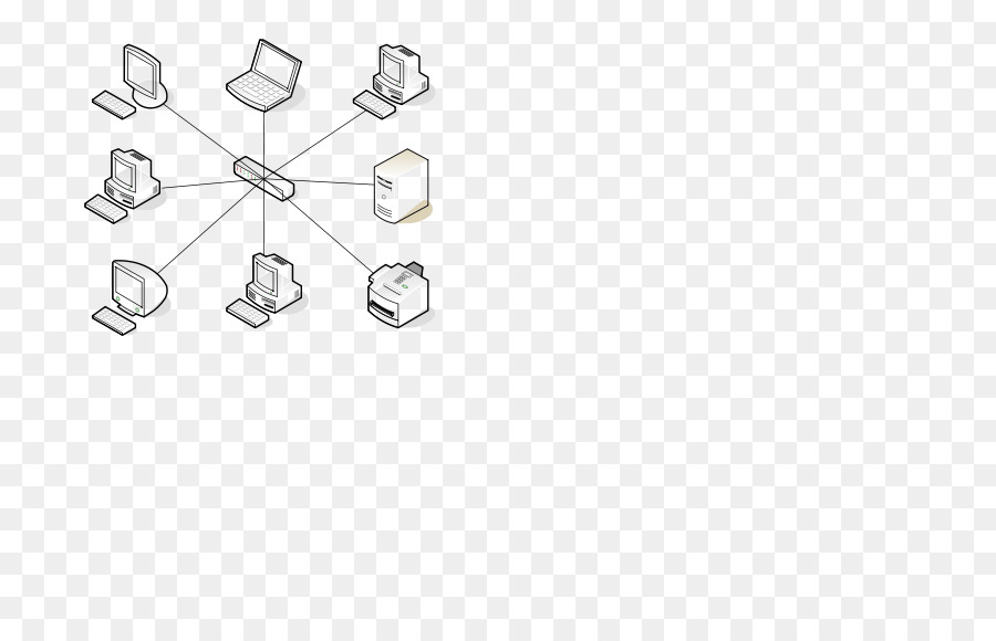 Rede De Computadores，Topologia Da Rede PNG