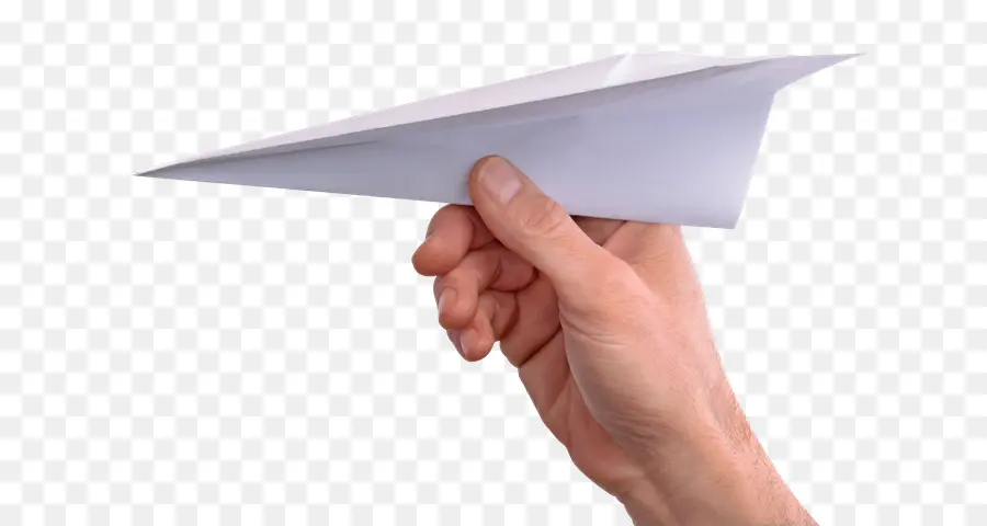 Avião De Papel，Mão PNG