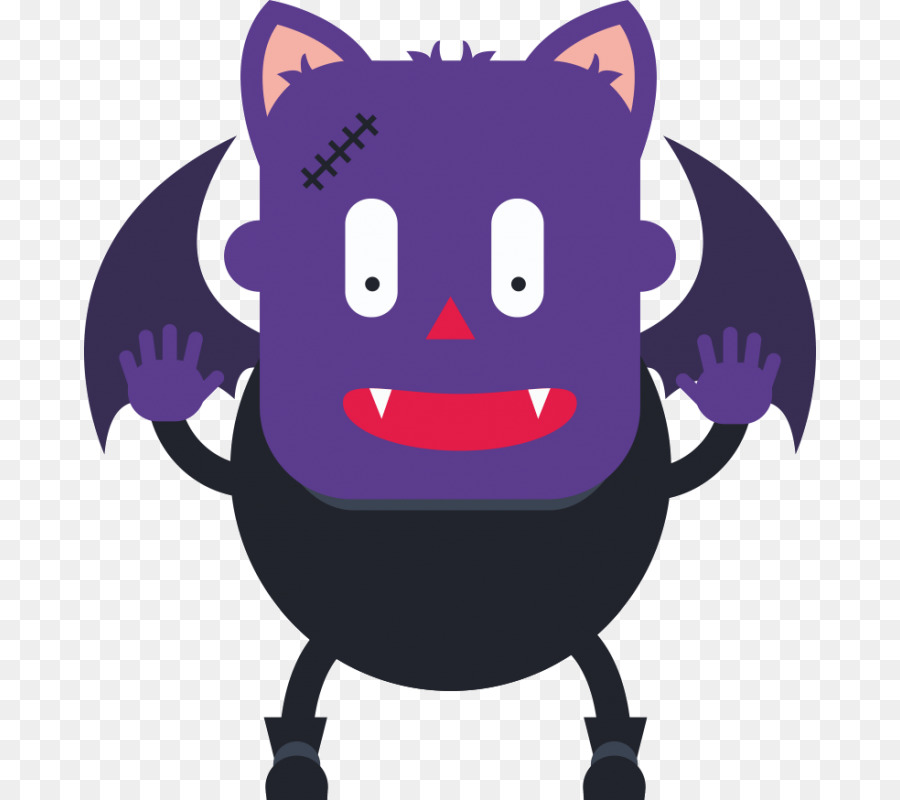 Morcego Roxo，Bonitinho PNG