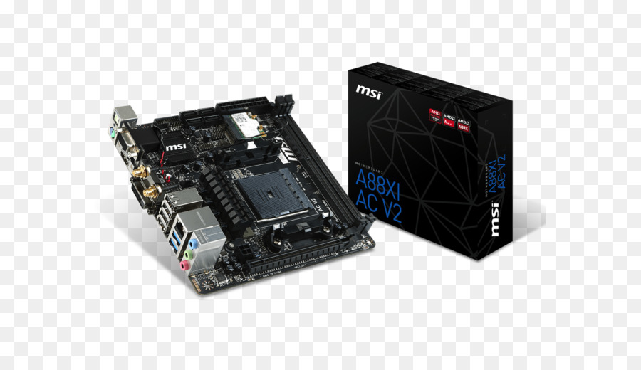 Msi A88xi Ca V2 Placa Mãe Mini Itx Soquete Fm2 Amd A88x Socket Fm2，Miniitx PNG