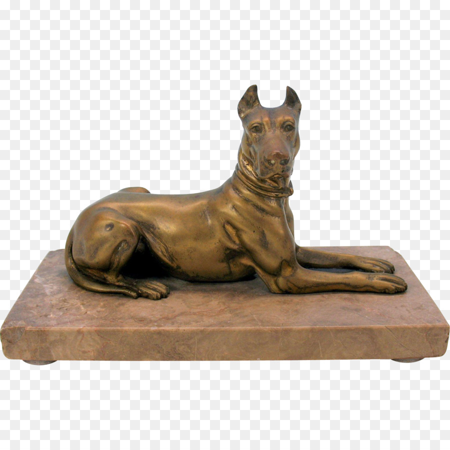 Estátua De Cachorro，Bronze PNG