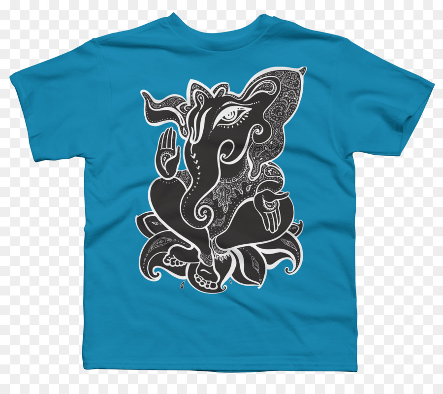 Camiseta Azul，Camisa PNG