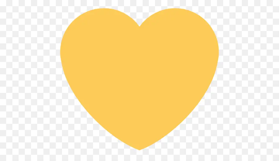 Coração Amarelo，Amor PNG