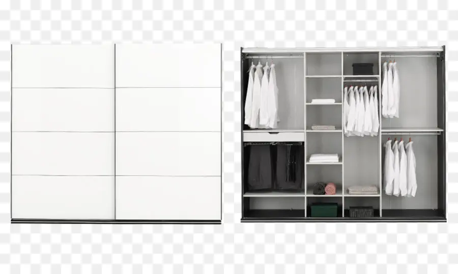 Guarda Roupa Branco，Armário PNG