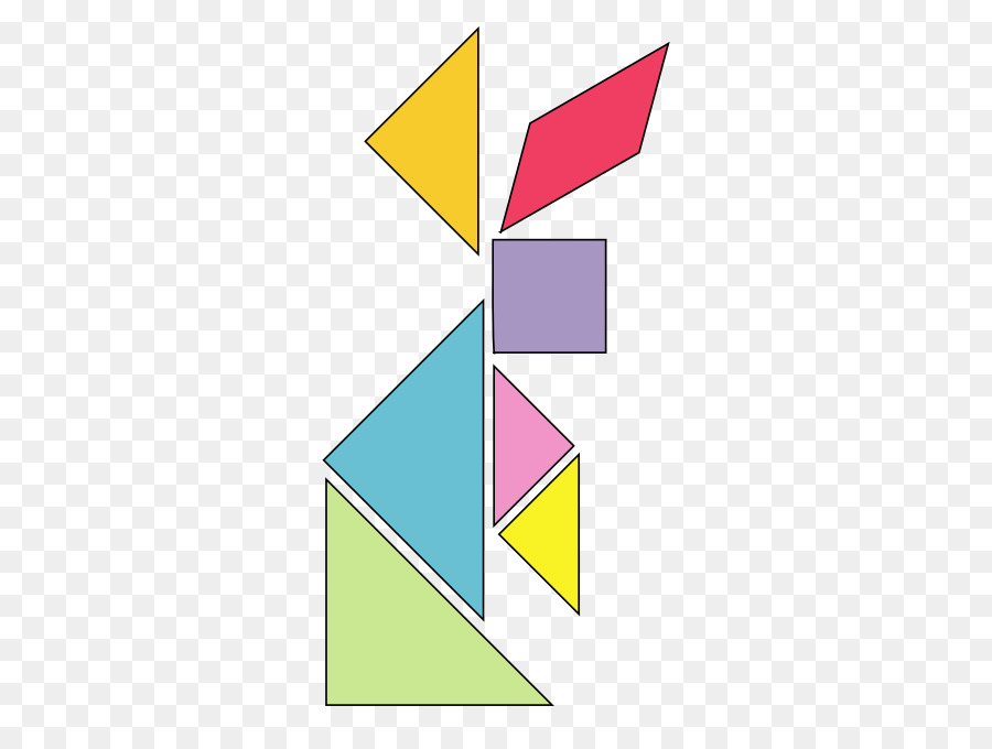 Tangram，Quebra Cabeças PNG