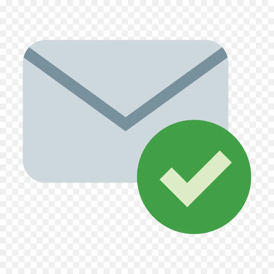 Envelope Com Marca De Seleção，E Mail PNG