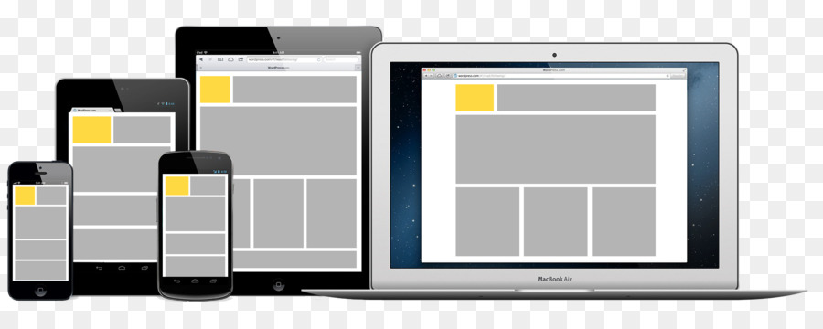 Responsive Web Design，Desenvolvimento Web PNG