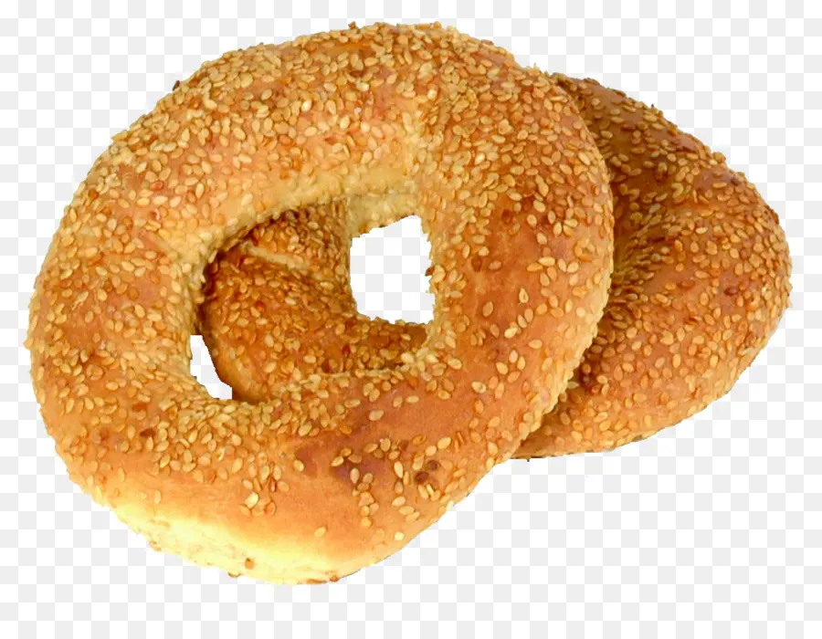 Bagel De Gergelim，Pão PNG