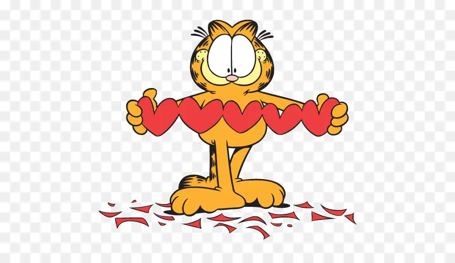 Garfield，Gato PNG