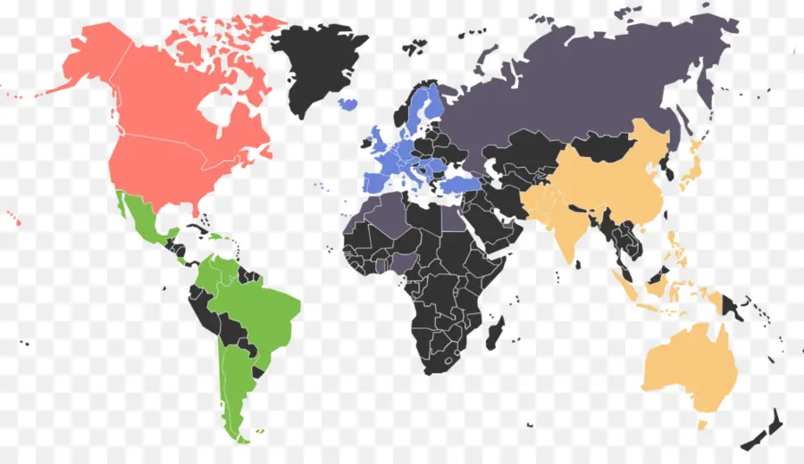 Mapa Mundial，Países PNG