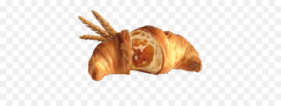 Croissant，Pastelaria PNG