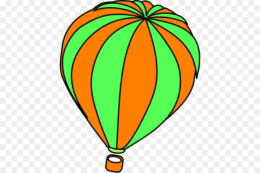 Balão De Ar Quente，Verde PNG