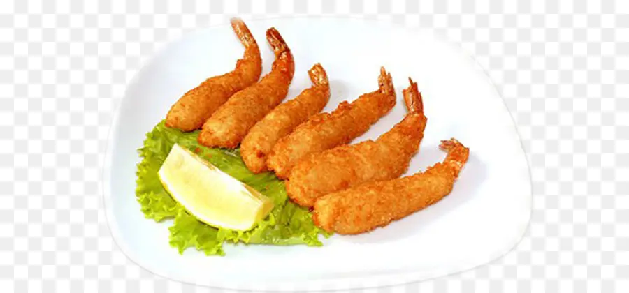 Camarão Frito，Tempura PNG