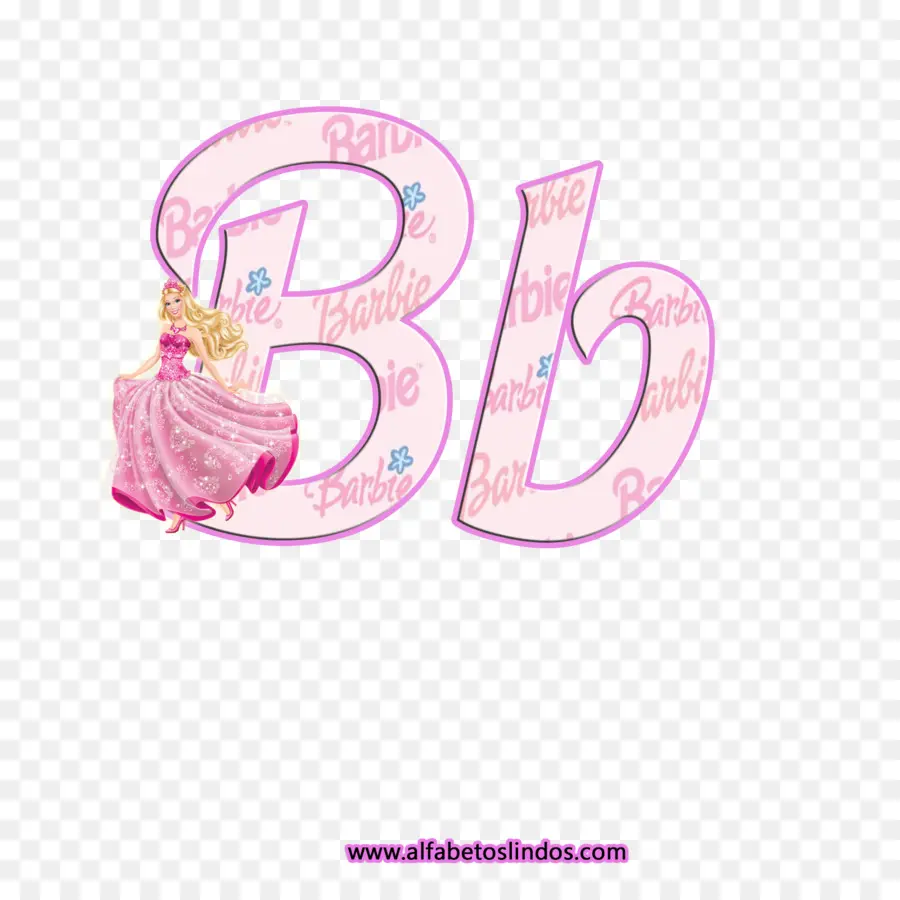 Letras Da Barbie Rosa，Barbie PNG