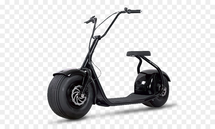 Scooter Elétrica Preta，Patinete PNG