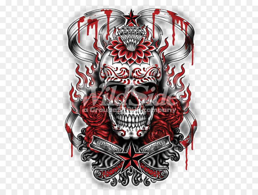 Arte Do Crânio，Tatuagem PNG