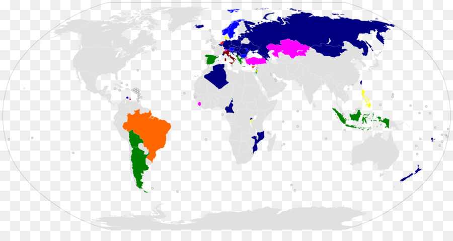 Mapa Mundial，Países PNG