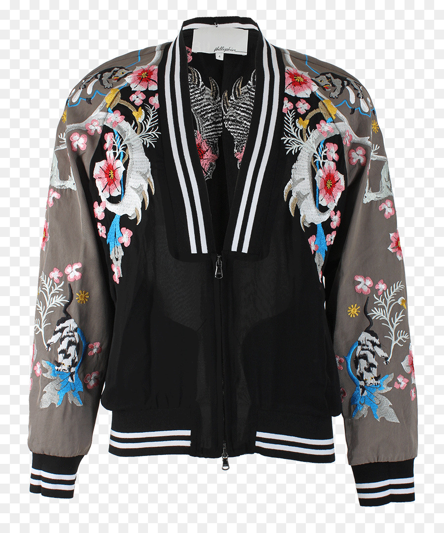 Jaqueta Bomber Floral，Jaqueta PNG