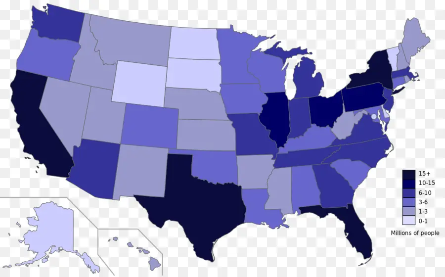 Mapa Dos Eua，Estados PNG