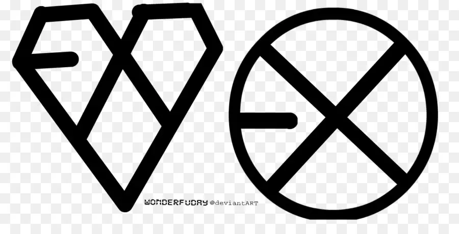 Exo Logo，K Pop PNG