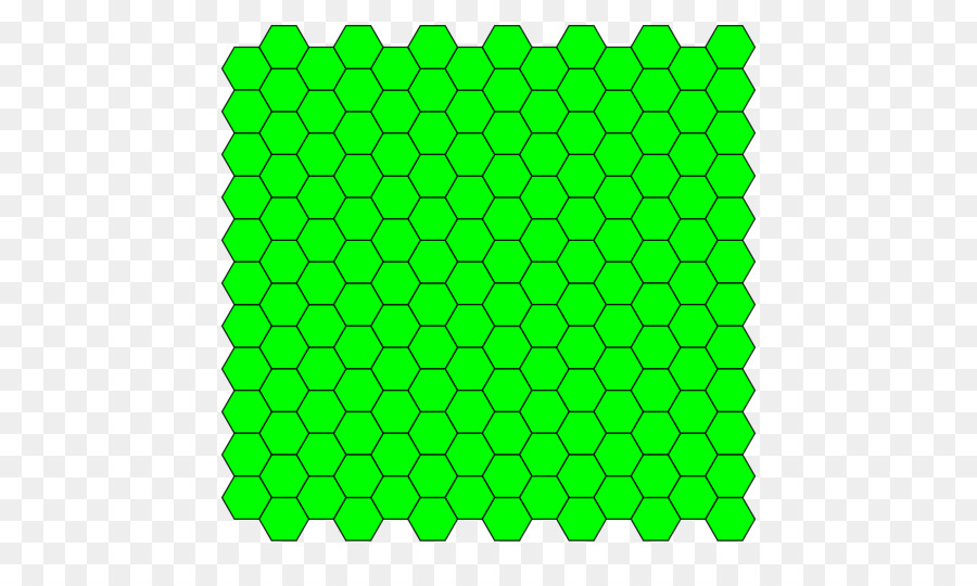 Hexágonos Verdes，Grade PNG