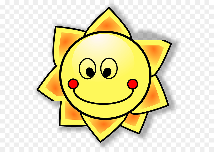 Sol Sorridente，Amarelo PNG