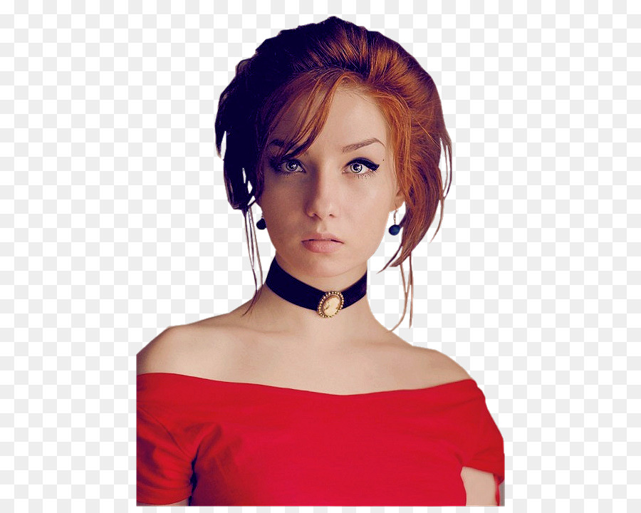 Mulher De Vestido Vermelho，Gargantilha PNG