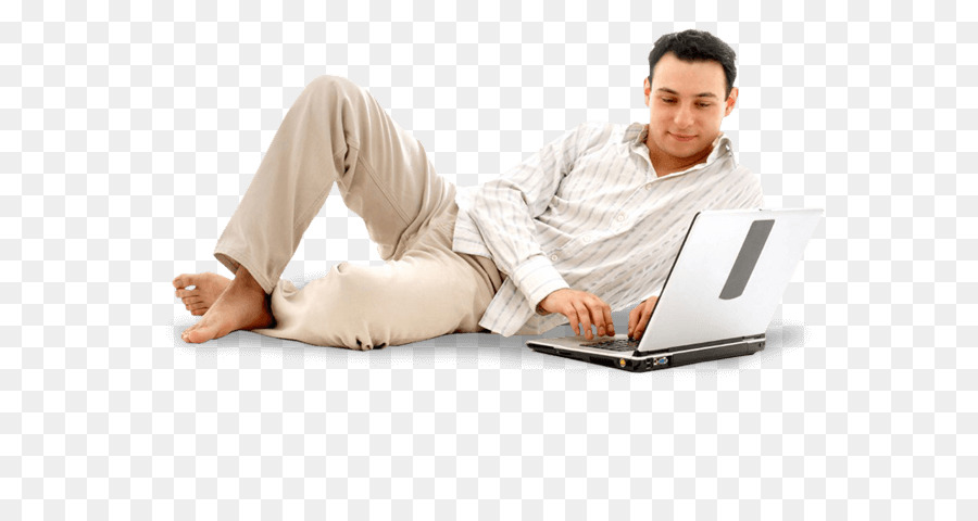 Homem Com Laptop，Computador PNG