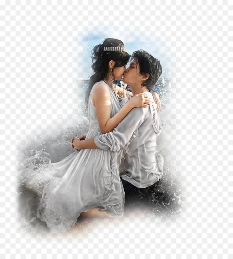 Casal Se Beijando，Praia PNG