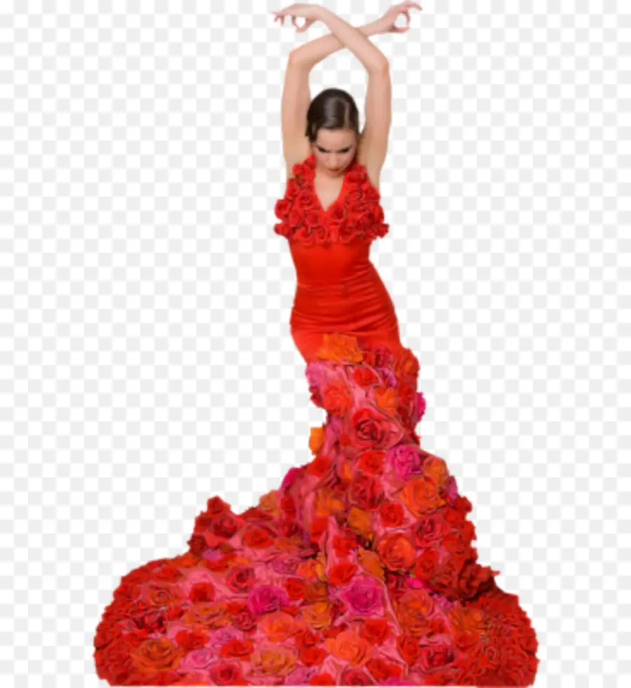 Flamenco，Traje De Flamenca PNG