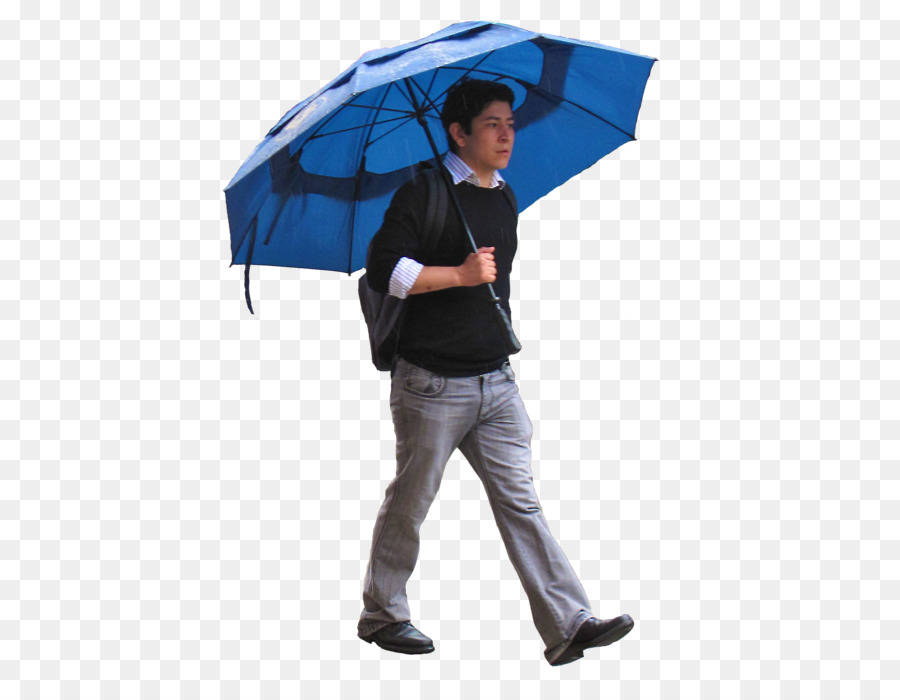 Homem Com Guarda Chuva，Chuva PNG