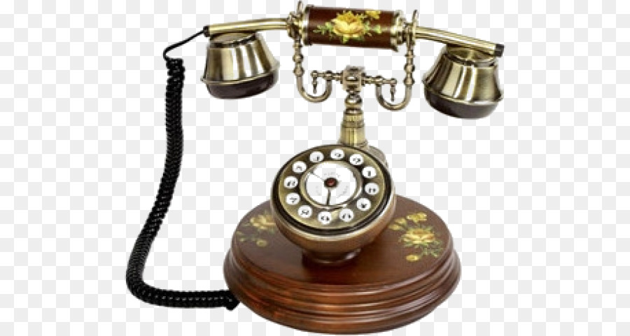 Telefone Giratório Rosa，Vintage PNG