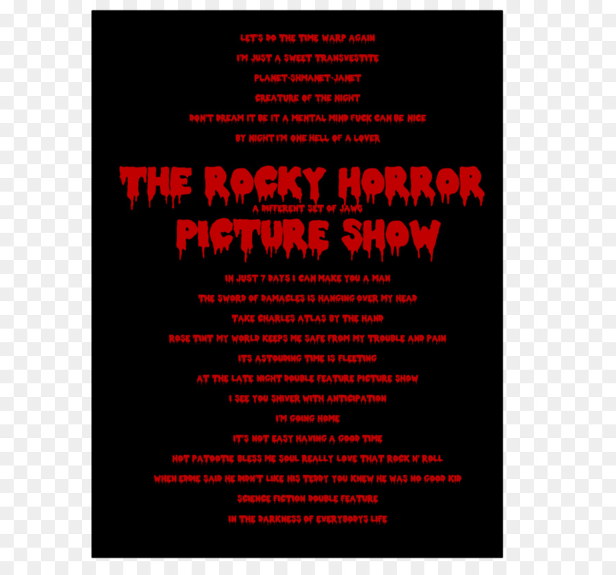 Poster Rocky Horror Picture Show，Filme PNG