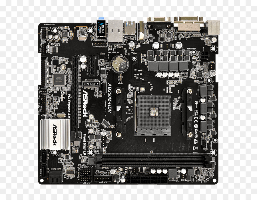 Soquete Am4，A Asrock A320m Placa Mãe A320mdgs PNG