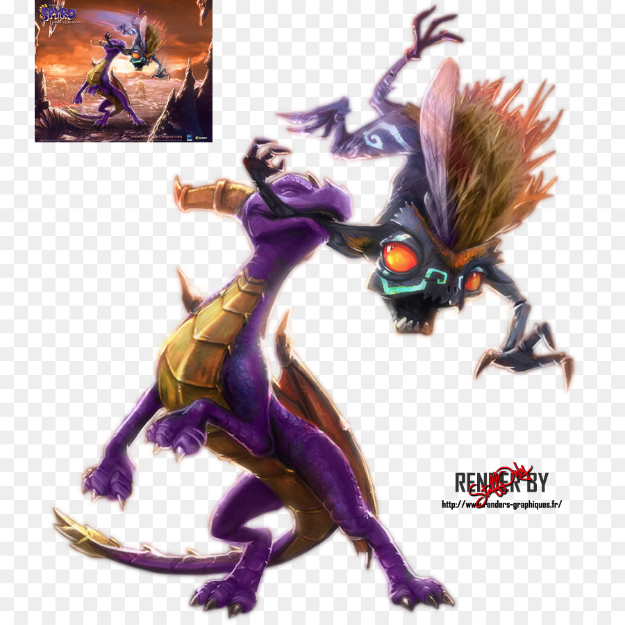 Legend Of Spyro Hora Mais Escura，Spyro 2 Ripto De Raiva De PNG