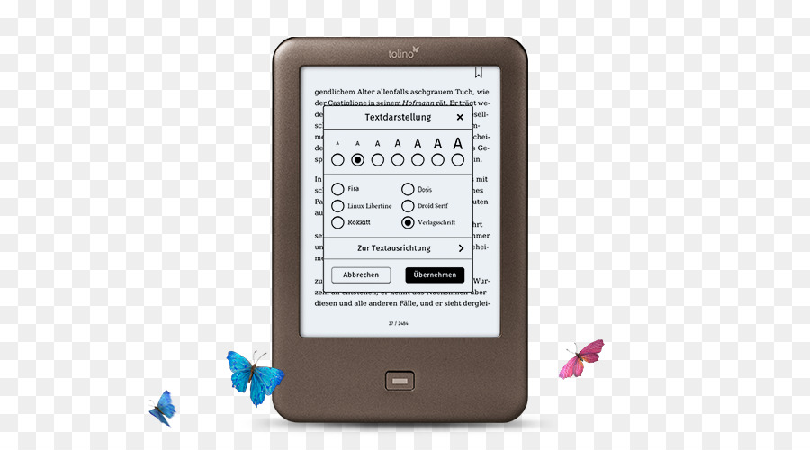 Comparação De Ereaders，Tolino PNG