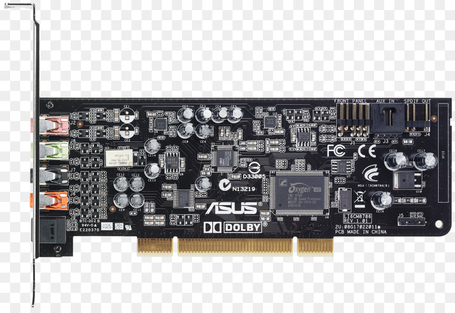 Placas De Som Adaptadores De áudio，Asus Xonar Dg PNG