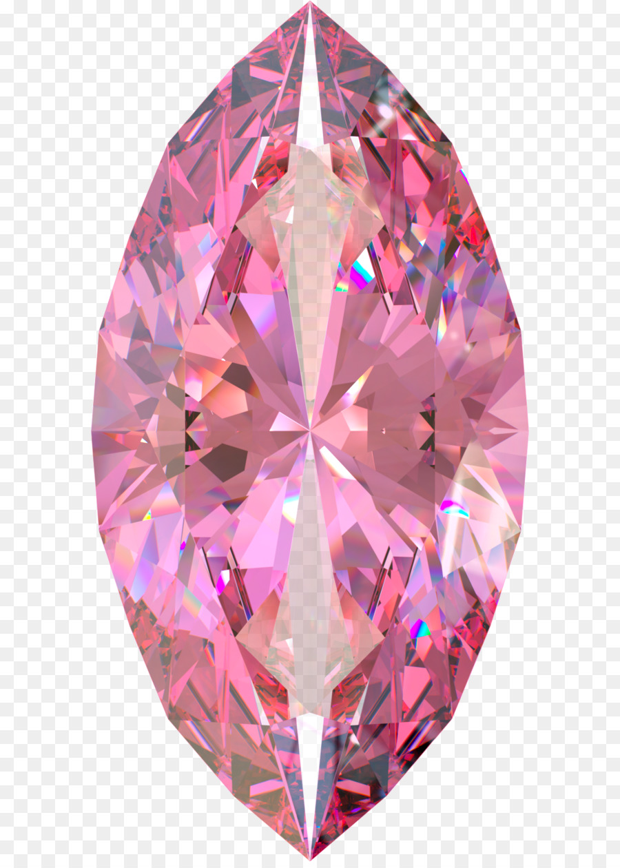 Diamante Rosa，Jóia PNG